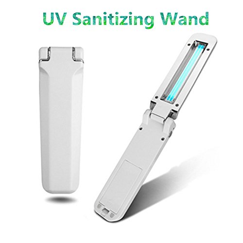 Oupada UV Sanitizing Wand Portable Mini Travel UV-C Sanitizer Wand Kills Bacteria Offer You a Clean Living Environment Without Chemicals at Home Office School Hotel - B07D5SNVCB